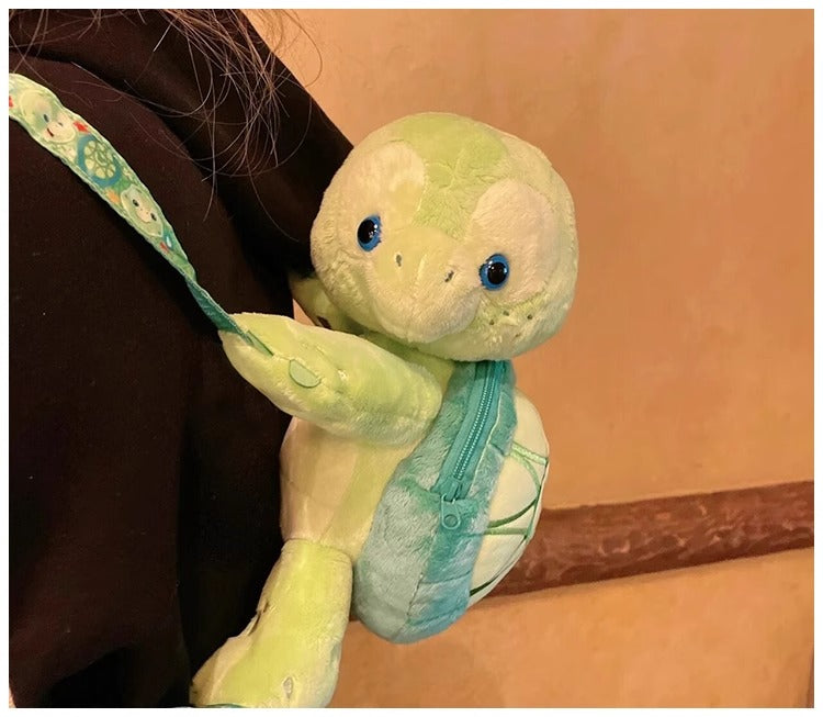 Olu-The Sea Turtle Plush Backpack for Kids – Disney-Inspired Adventure Buddy
