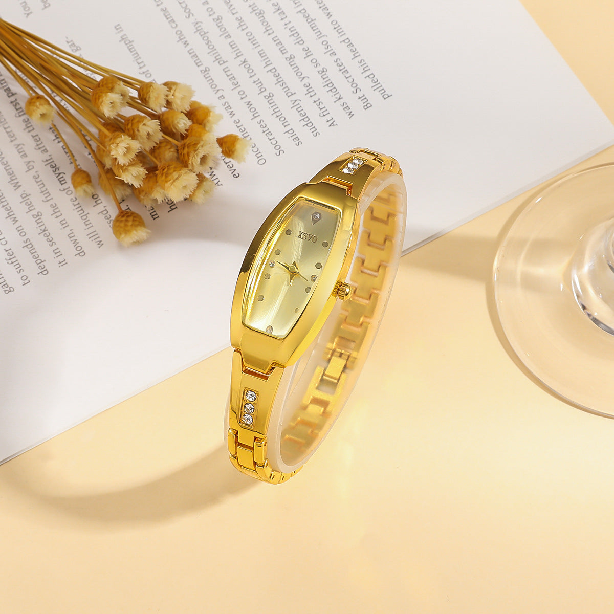 Small Dial Oval Watch Niche Women’s Watch Small Exquisite Bracelet Watch