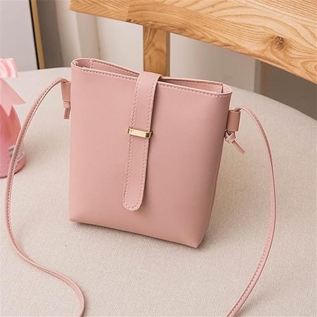 Stylish Girls Mini Crossbody Bag-Pink