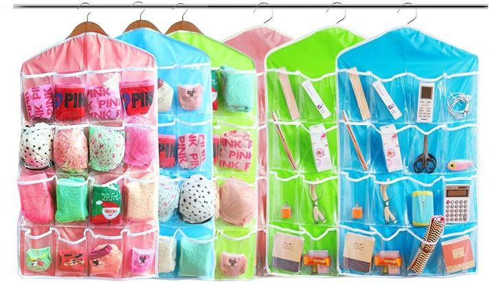 16 Pocket Multipurpose Hanging Organizer-Pack of 2