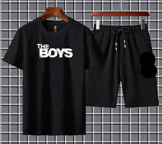 Dri-Fit Printed T-Shirt and Shorts Set