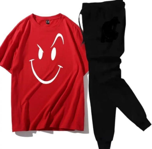 Men’s Printed Tracksuit (Angry) Red