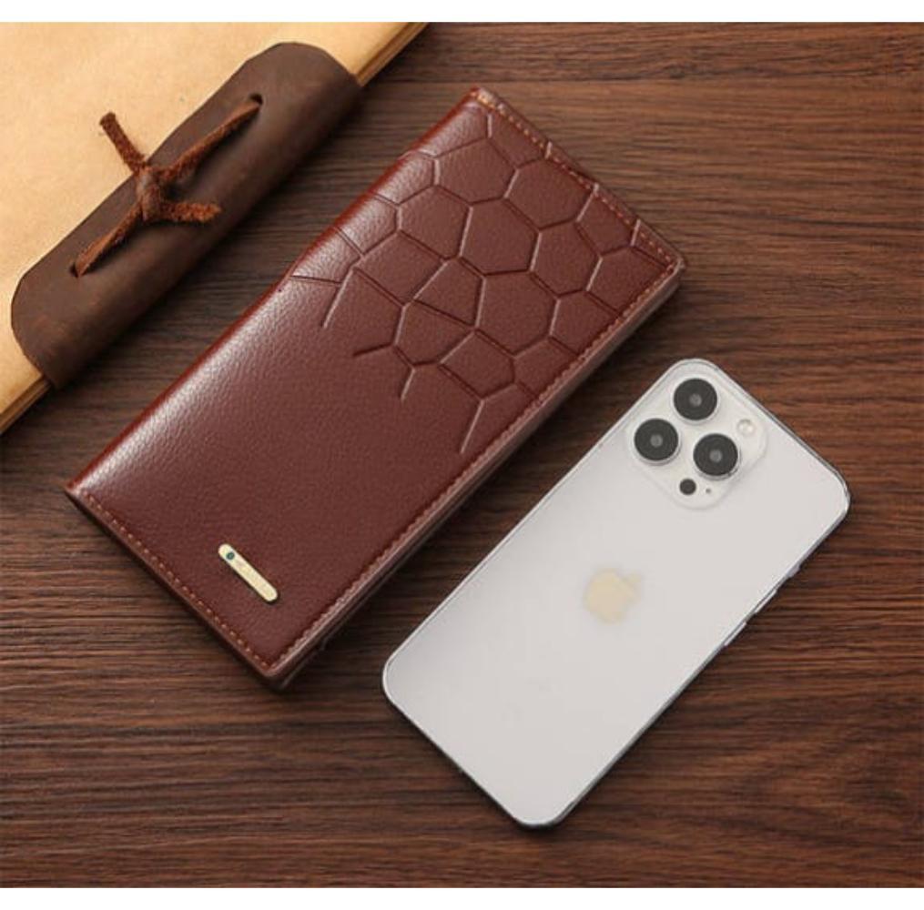 Men’s Leather Wallet- Textured Design