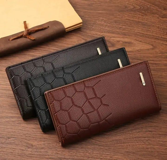 Men’s Leather Wallet- Textured Design