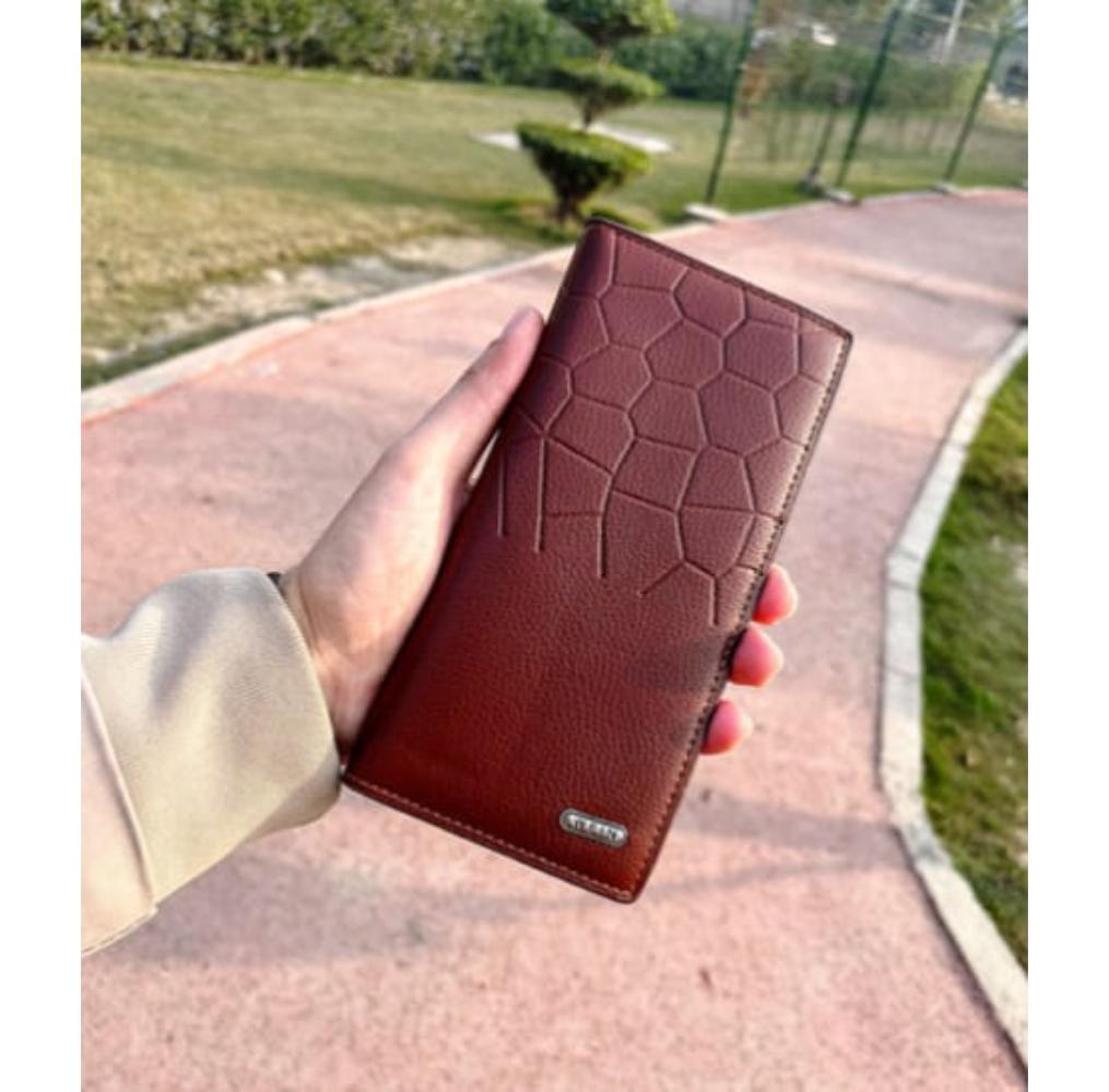 Men’s Leather Wallet- Textured Design