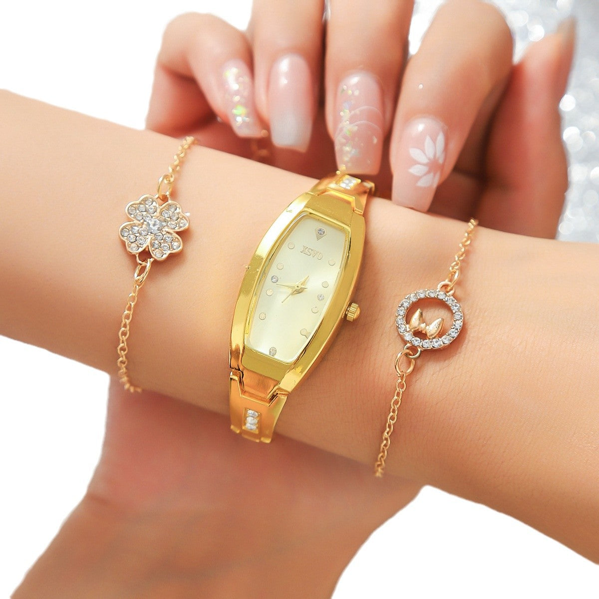 Small Dial Oval Watch Niche Women’s Watch Small Exquisite Bracelet Watch