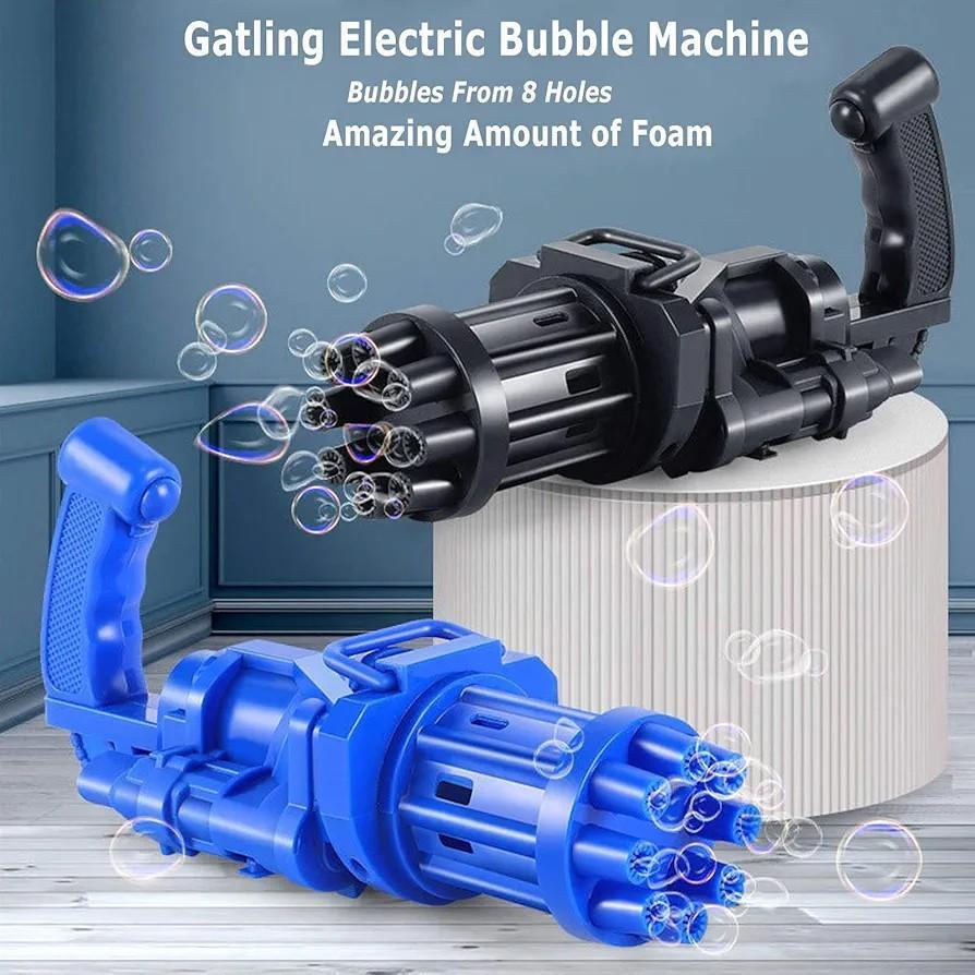 Multicolor Electric Bubble Gun