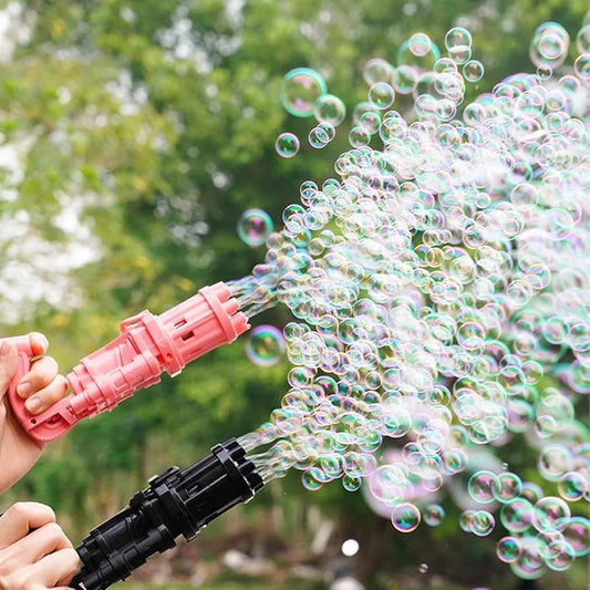 Multicolor Electric Bubble Gun