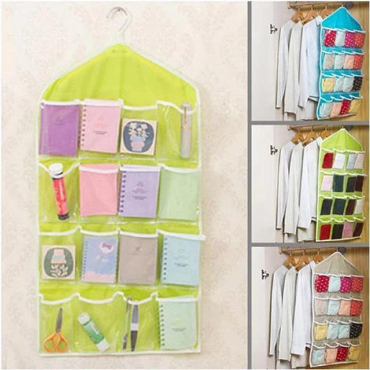 16 Pocket Multipurpose Hanging Organizer-Pack of 2