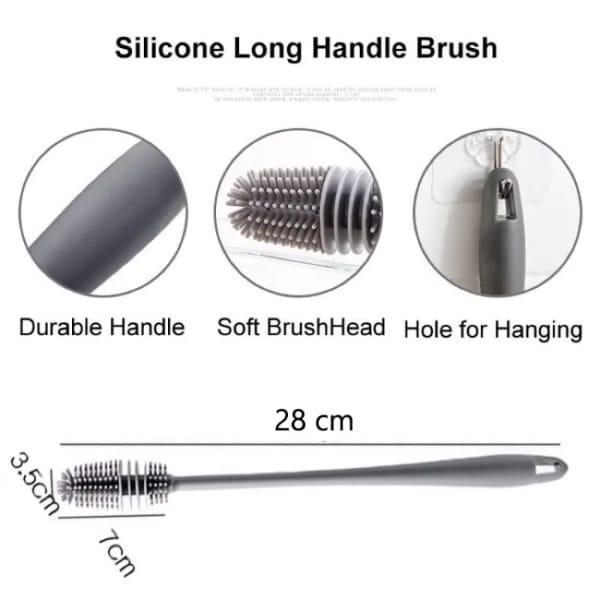 Silicon Bottle Cleaning Brush- Pack of 2