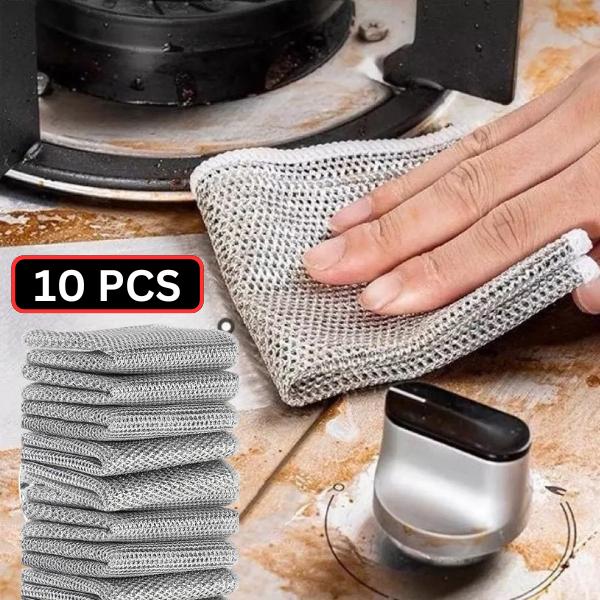 Wired Dish Washing Cloth- Pack of 10