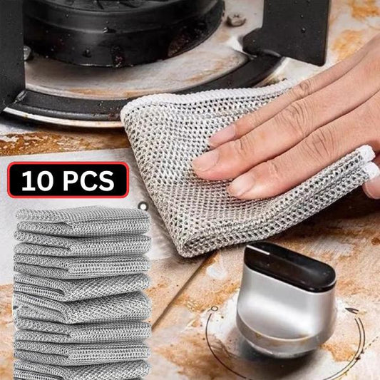 Wired Dish Washing Cloth- Pack of 10