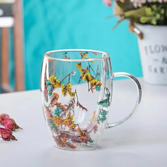 Elegant Glass Mug- Perfect for Travel
