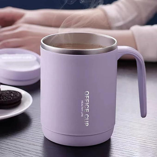 Coffee Cup with Handle- 304 Stainless Steel, Durable & Stylish. 500 ml